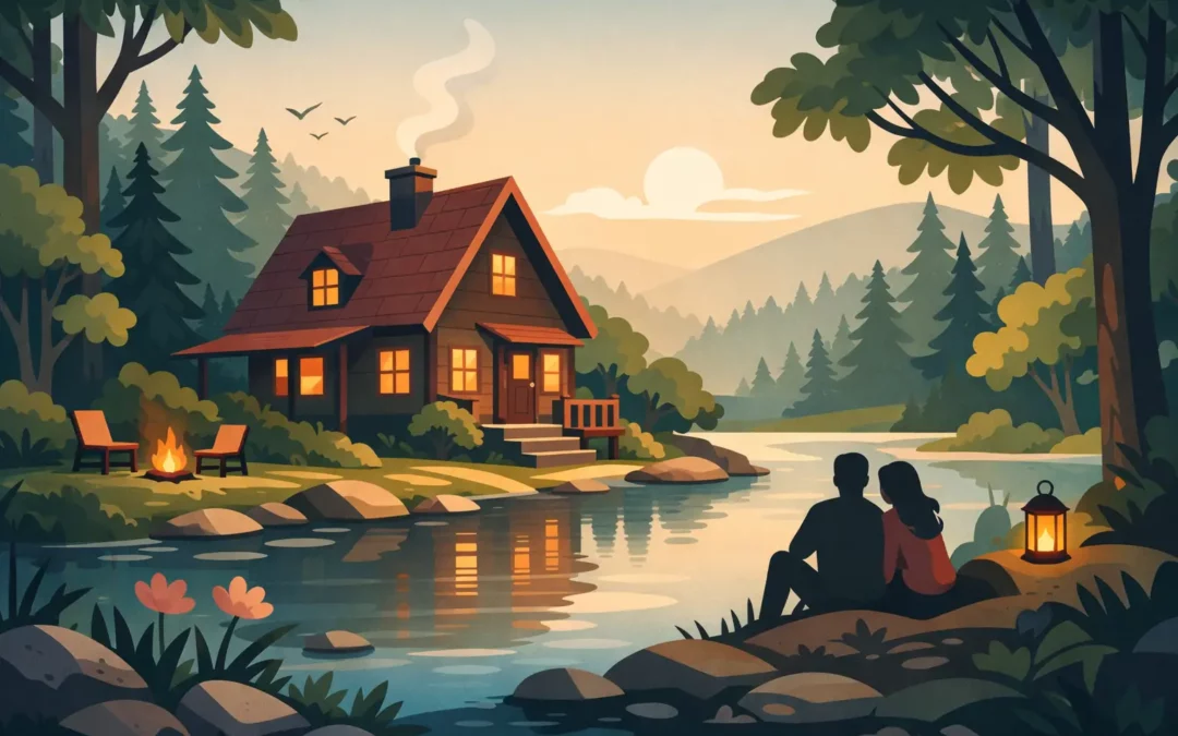 Romantisch huisje in het bos: waar let je op?