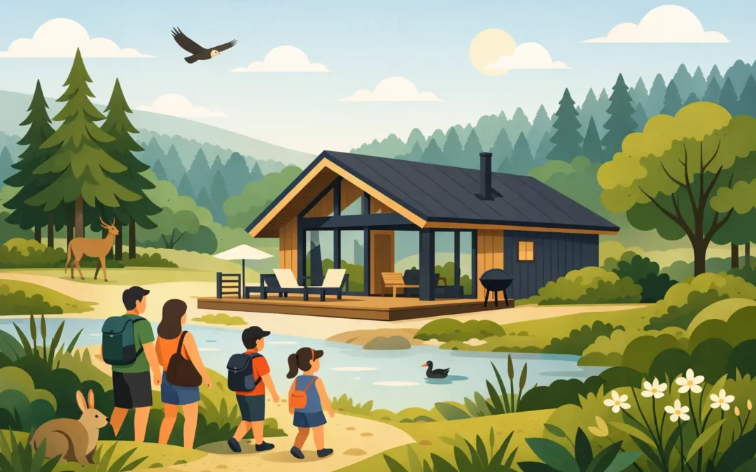 Vakantiehuisje voor 4 personen op de Veluwe