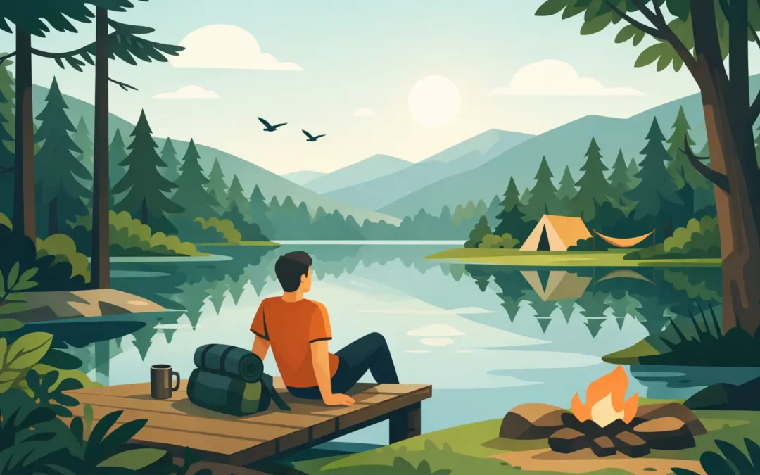 Korte break in het bos? Zo voelt echt weg zijn